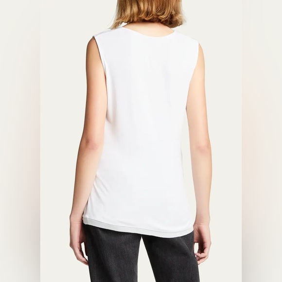 Kobi Halperin Stevie Knotted Sleeveless Top, White Size XS New w/Tag Retail $148 - Picture 5 of 16
